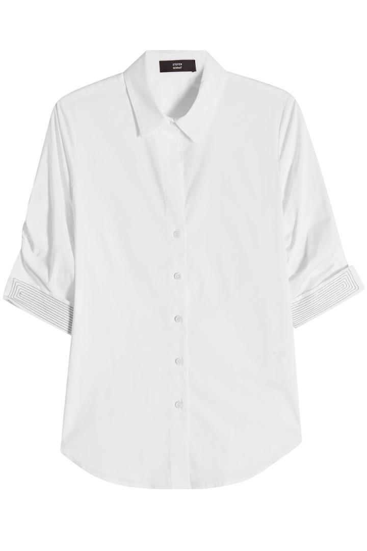 Steffen Schraut Steffen Schraut Short Sleeve Blouse With Embellishment