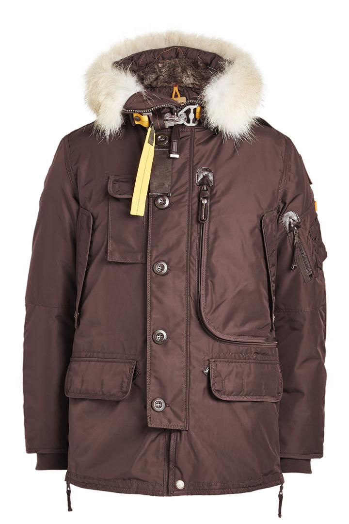 Parajumpers Parajumpers Kodiak Down Jacket With Fur Trimmed Hood