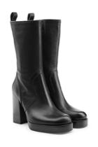 Rick Owens Rick Owens Leather Platform Boots