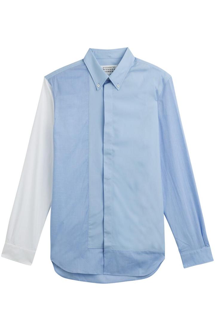 Maison Martin Margiela Color Block Cotton Shirt