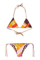 Emilio Pucci Emilio Pucci Printed Triangle Bikini - Multicolor