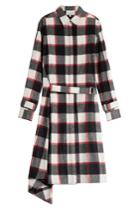 3.1 Phillip Lim 3.1 Phillip Lim Wool-angora Plaid Shirt Dress - Multicolored