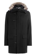 Mcq Alexander Mcqueen Mcq Alexander Mcqueen Duffle Parka With Wool And Faux Fur Trim