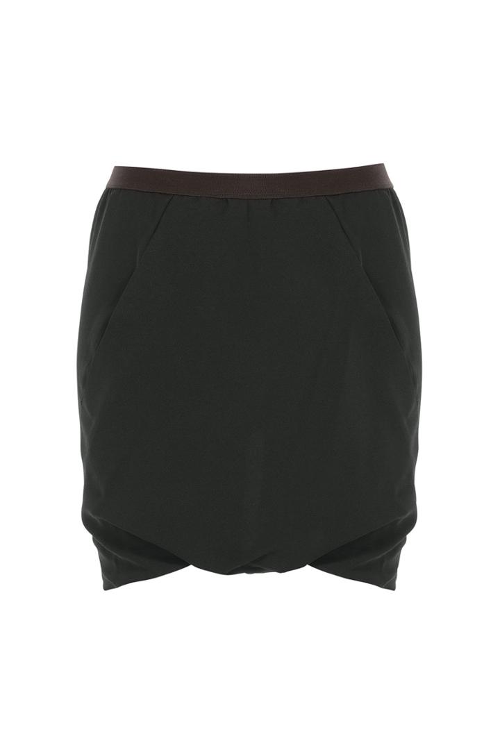 Rick Owens Rick Owens Draped Jersey Skirt - Black