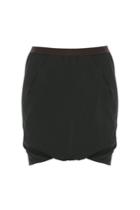 Rick Owens Rick Owens Draped Jersey Skirt - Black