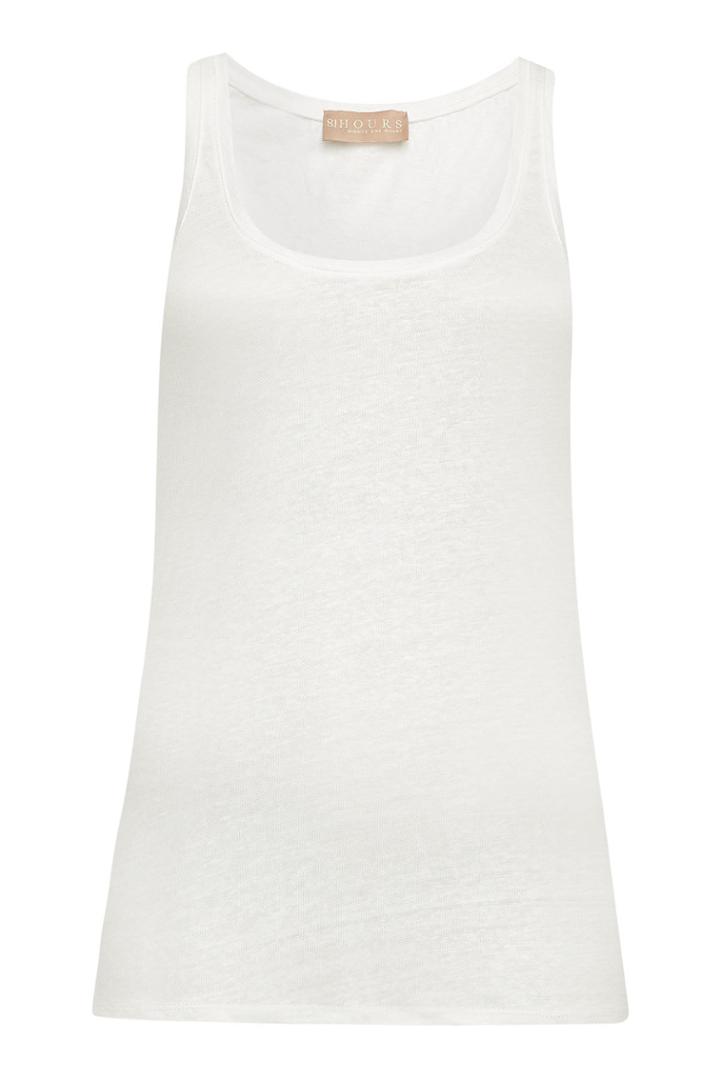 81 Hours 81 Hours Petite Linen Tank