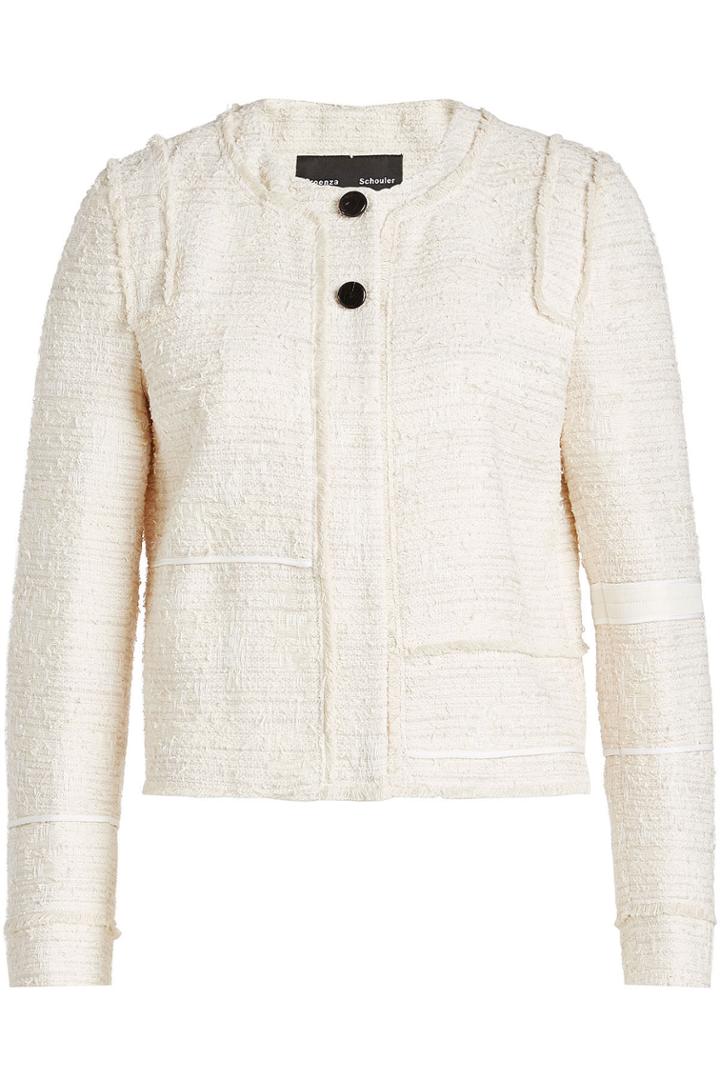 Proenza Schouler Proenza Schouler Boucle Jacket With Cotton