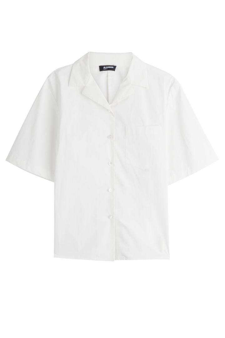 Jil Sander Navy Jil Sander Navy Erene Cotton Poplin Blouse - White