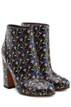 Marc Jacobs Marc Jacobs Printed Leather Ankle Boots - Multicolor