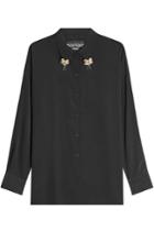 Boutique Moschino Boutique Moschino Embellished Blouse With Silk