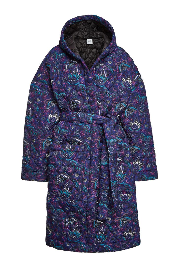 Vetements Vetements Printed Coat With Hood