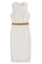 Michael Kors Michael Kors Wool Sheath Dress - White