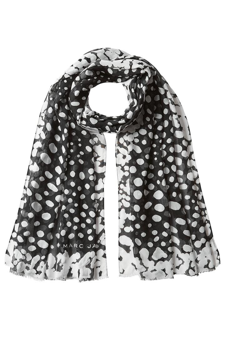 Marc Jacobs Marc Jacobs Printed Scarf With Silk