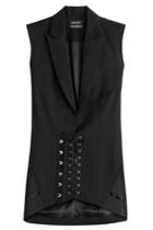 Anthony Vaccarello Anthony Vaccarello Wool Corset Blazer Dress