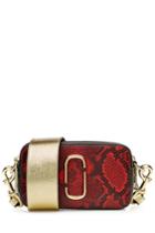 Marc Jacobs Marc Jacobs Snapshot Colorblock Snake Print Leather Shoulder Bag - Multicolor