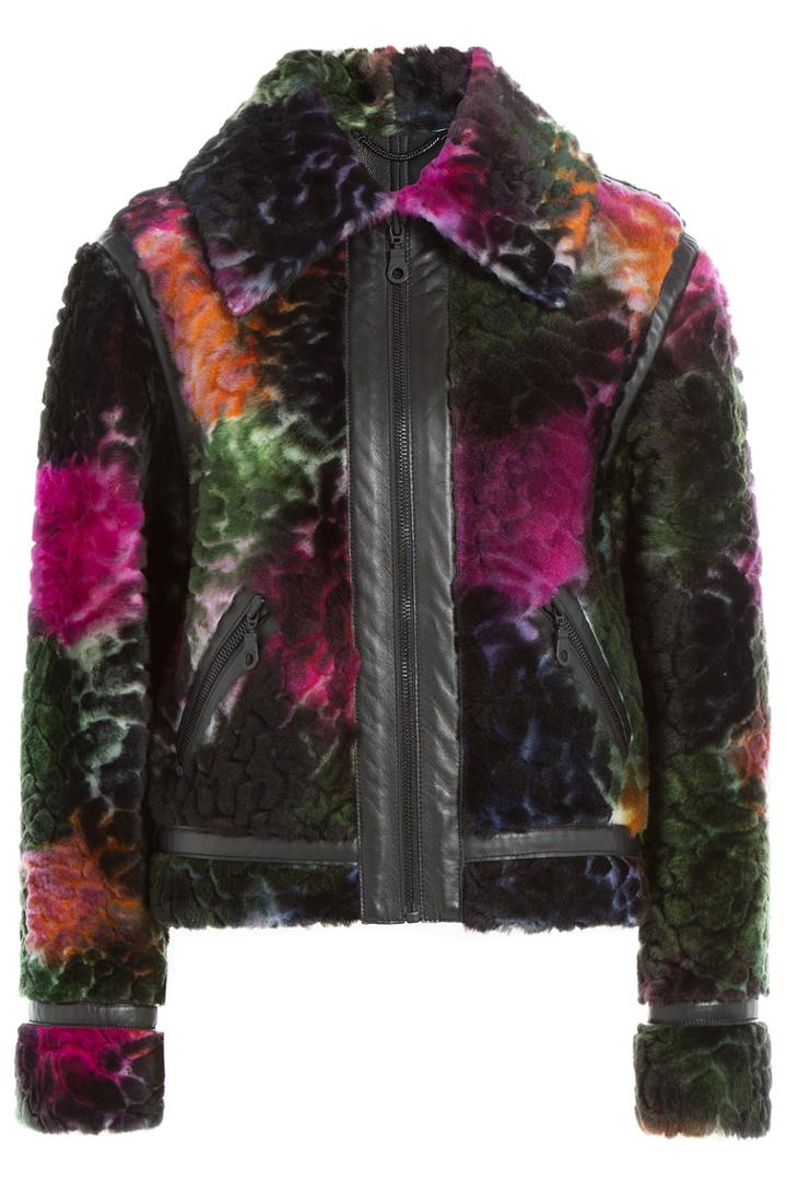 Kenzo Kenzo Shearling Jacket With Leather - None