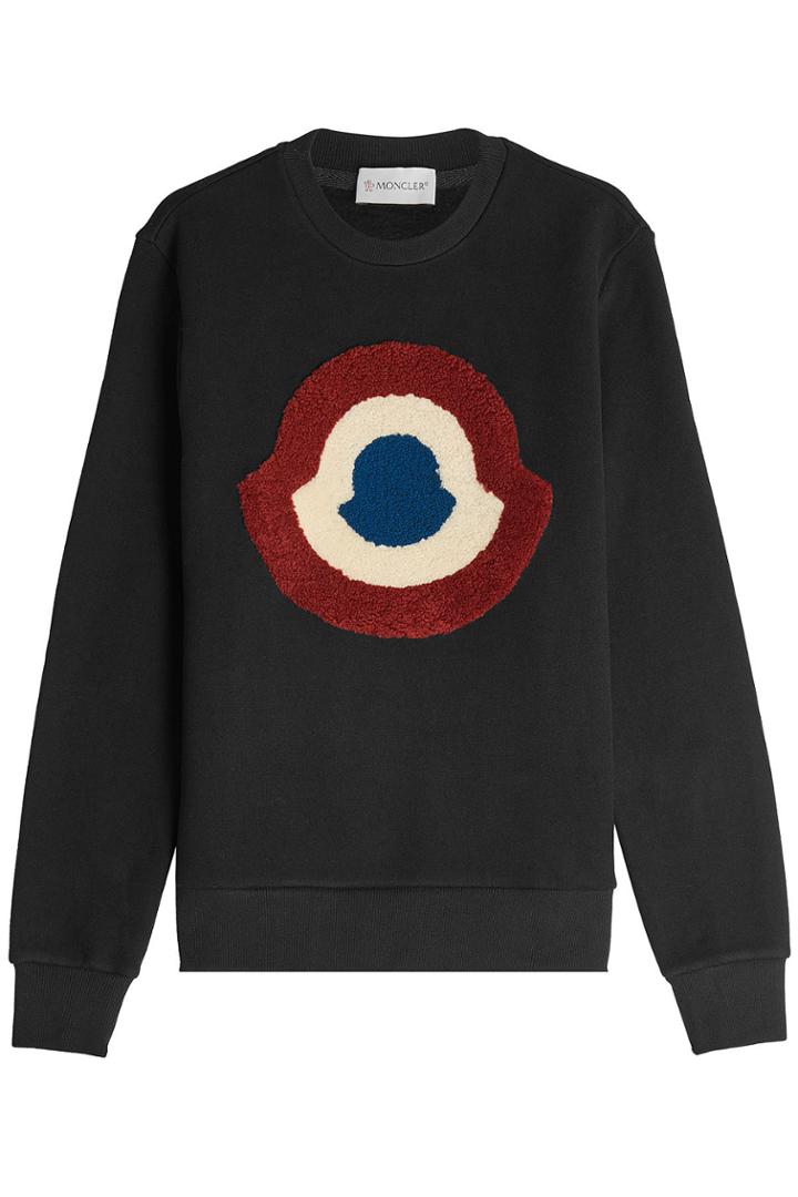Moncler Moncler Cotton Sweatshirt With Appliqué