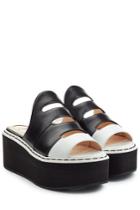 Fendi Fendi Leather Platforms - Black
