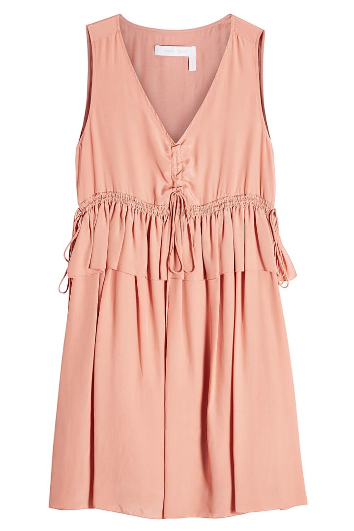 See By Chloé See By Chloé Mini Dress With Silk