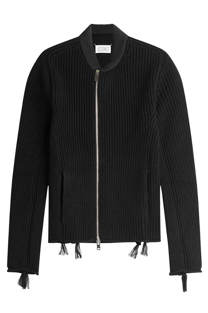 Maison Margiela Maison Margiela Zipped Wool Cardigan