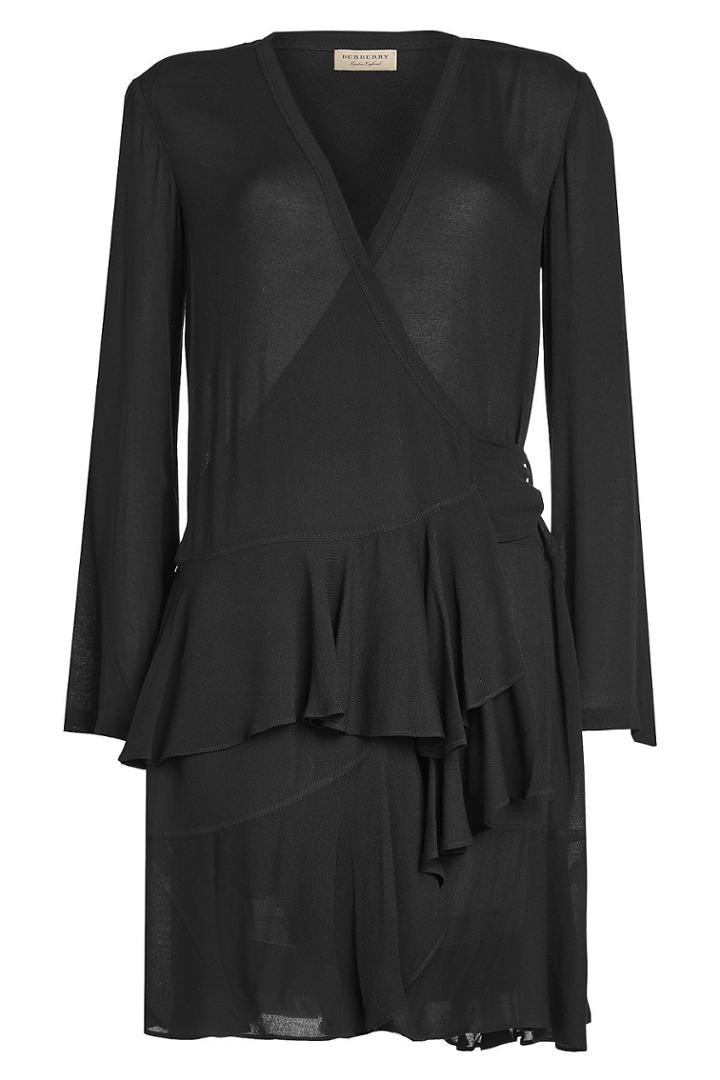 Iro Iro Crepe Flutter Hem Dress