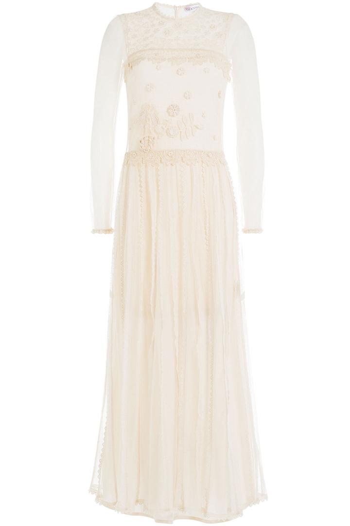R.e.d. Valentino R.e.d. Valentino Tulle Dress With Crochet - None