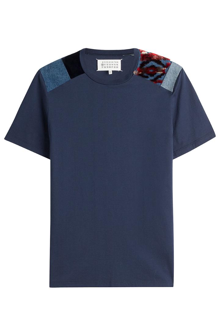 Maison Margiela Maison Margiela Cotton T-shirt With Contrast Patches
