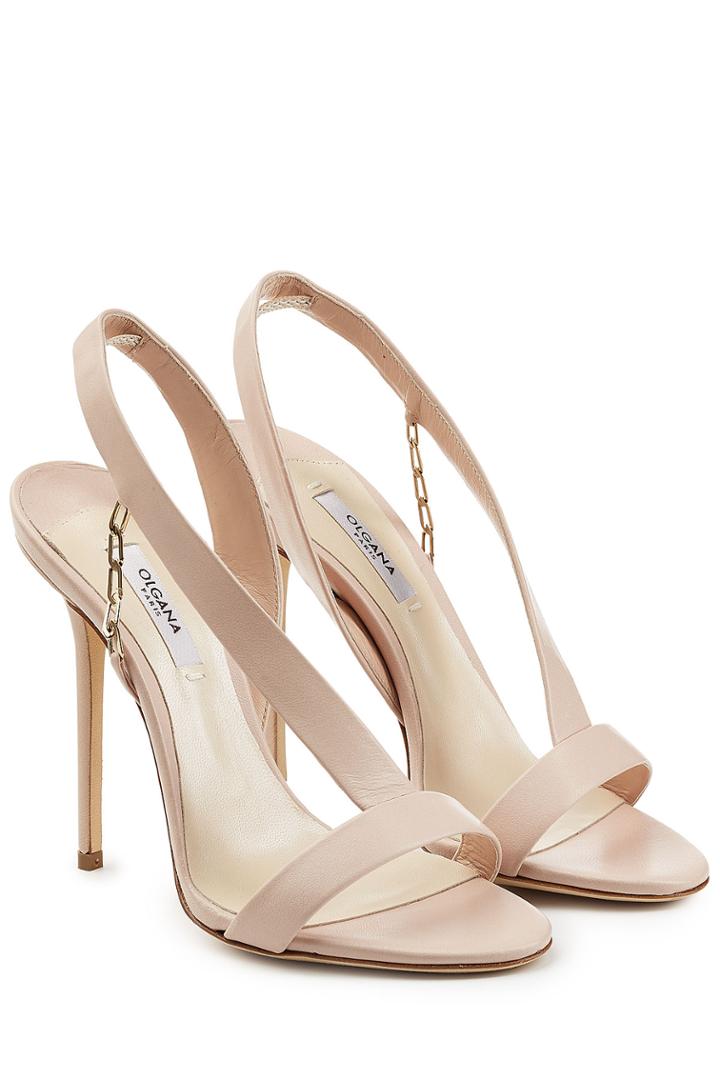 Olgana Paris Olgana Paris La Amazone 10 Leather Pumps - Rose