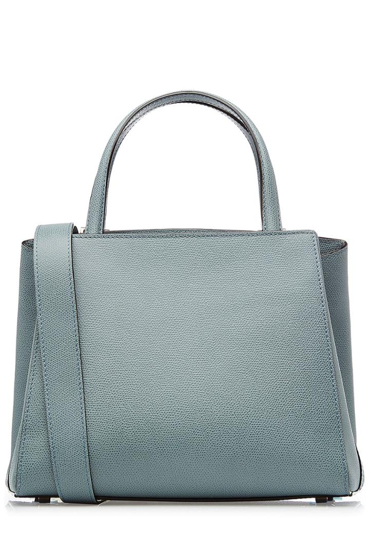 Valextra Valextra Leather Tote - Blue