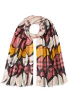 Burberry London Burberry London Print Scarf With Wool And Mulberry Silk