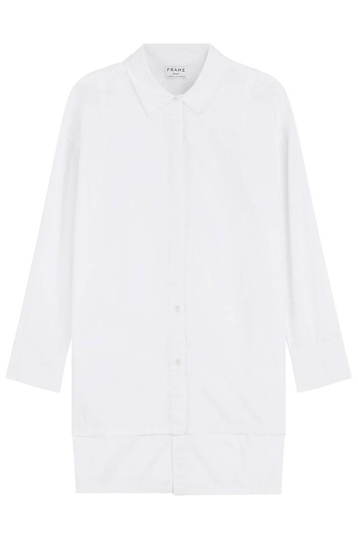 Frame Denim Frame Denim Asymmetric Cotton Blouse