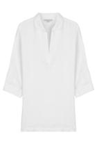 Orlebar Brown Orlebar Brown Linen Tunic Blouse - White