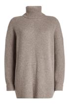 Agnona Agnona Ribbed Cashmere Turtleneck Pullover