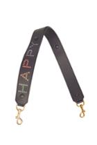 Anya Hindmarch Anya Hindmarch Rainbow Happy Leather Shoulder Strap