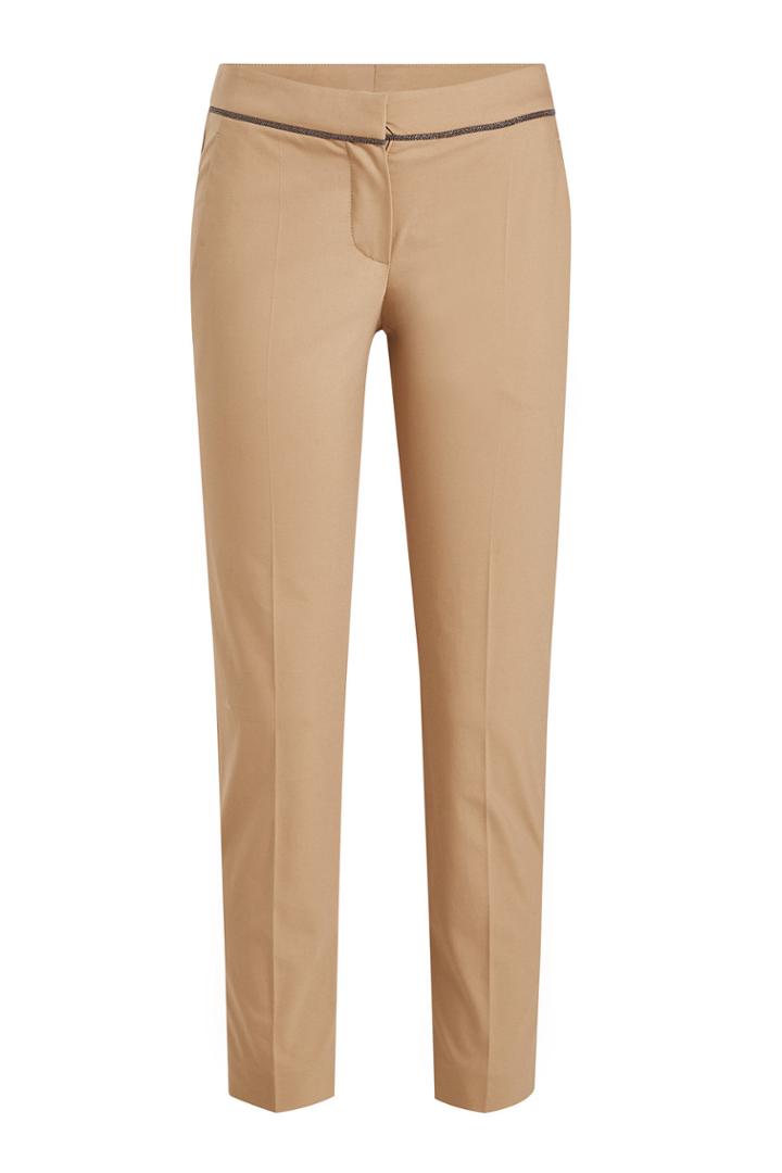 Brunello Cucinelli Brunello Cucinelli Tapered Cotton Pants With Embellishment