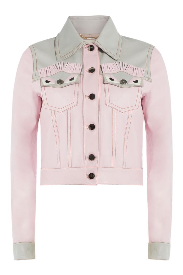 Fendi Fendi Leather Jacket - Rose