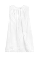 Kenzo Kenzo Oui Non Embroidered Cotton Dress - White