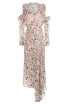 Preen Preen Printed Dress With Cutout Shoulders - Multicolored