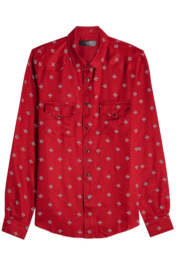 Amiri Amiri Printed Western Shirt
