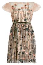Red Valentino Red Valentino Embroidered Tiulle Dress