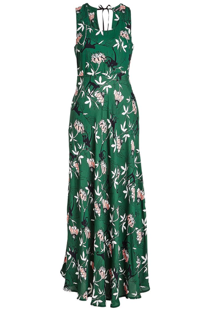 Markus Lupfer Markus Lupfer Monkey Flower Crepe Dress