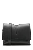 Jil Sander Jil Sander Leather Shoulder Bag With Suede - Black