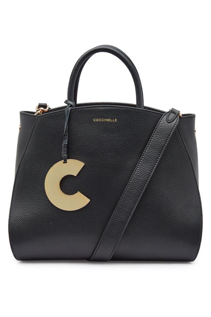 Coccinelle Coccinelle Concrete Medium Leather Handbag