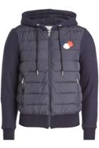 Moncler Moncler Down-filled Jacket With Cotton Sleeves And Hood