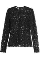 Mary Katrantzou Paisley Lace Sheer Top