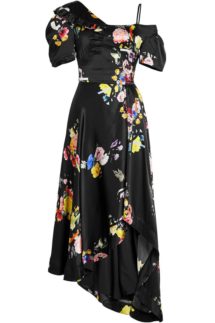 Preen By Thornton Bregazzi Preen By Thornton Bregazzi Irene Printed Silk Dress