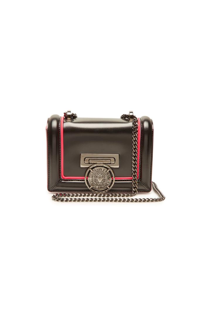 Balmain Balmain Baby Box Leather Shoulder Bag