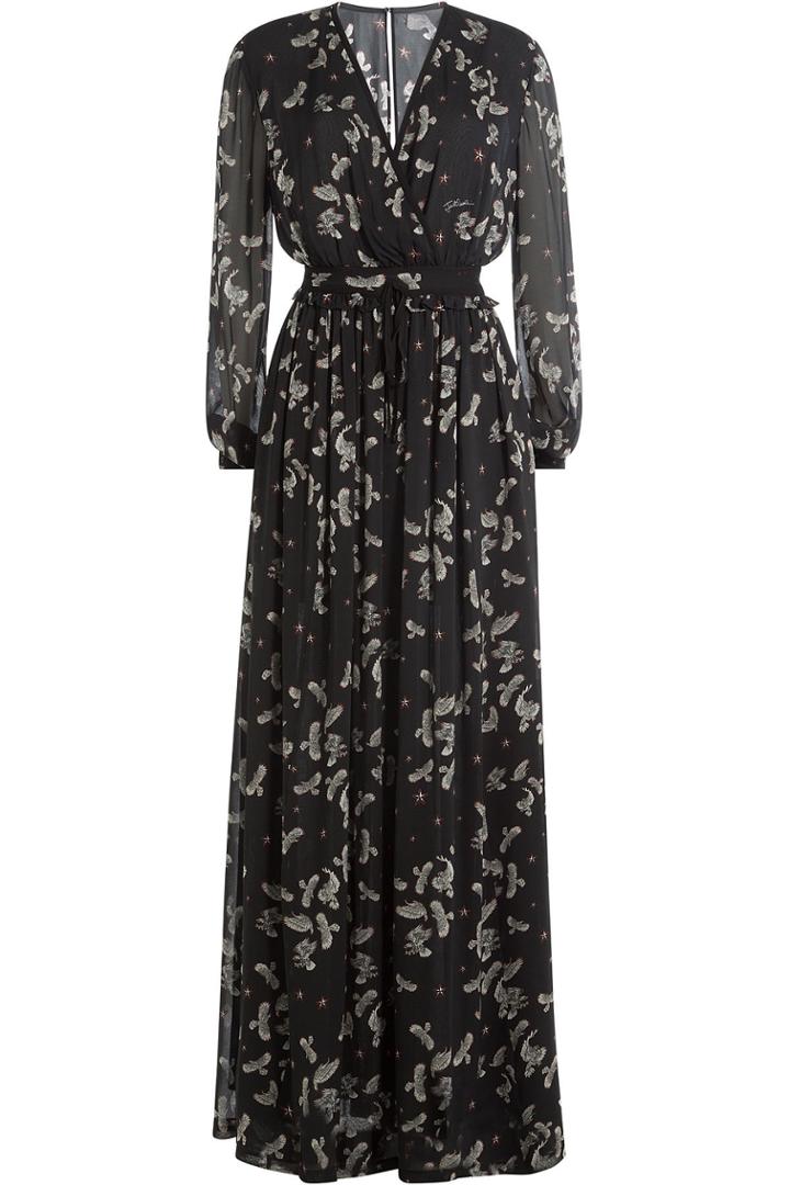 Just Cavalli Just Cavalli Printed Chiffon Maxi Dress