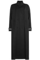 Preen By Thornton Bregazzi Preen By Thornton Bregazzi Long Coat With Contrast Trim - Black