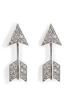 Anita Ko Jewelry Anita Ko Jewelry 18kt White Gold Arrow Earrings With Diamonds